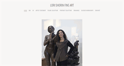 Desktop Screenshot of lorishorinfineart.com