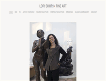 Tablet Screenshot of lorishorinfineart.com